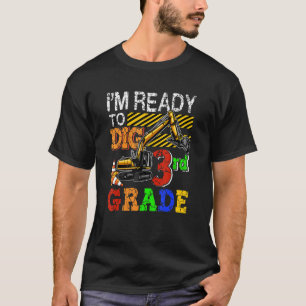 T-shirt Je suis prêt à rentrer en 3e année à l'école Camio