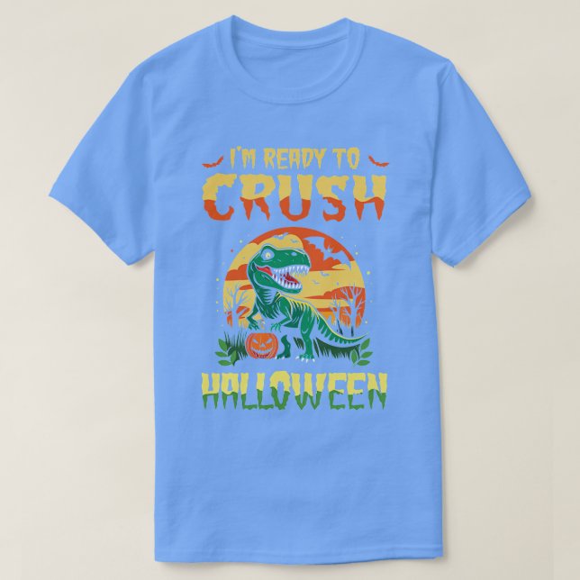 T-shirt Je Suis Prêt À Supprimer Halloween (Design devant)