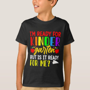 T-shirt Je suis prêt pour le premier jour de l'école mater