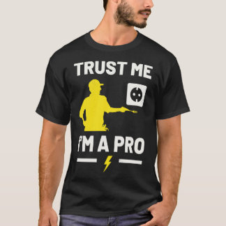T-shirt Je Suis Pro Craftsman Funny Electrician