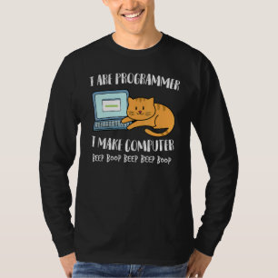 T-shirt Je Suis Programmeur Je Fabrique Ordinateur Beep Ca