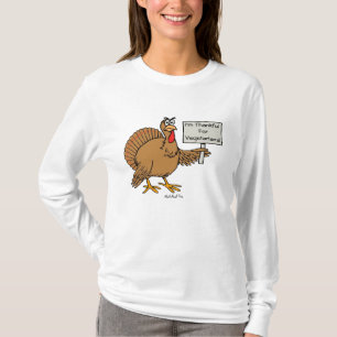 T-shirt Je suis reconnaissant pour des végétariens