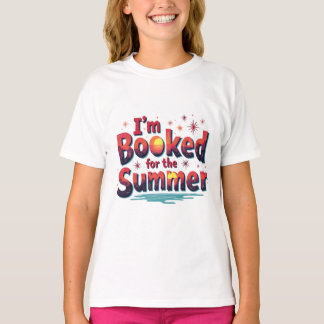 T-shirt Je suis réservé pour l’été - Citation de lecture a
