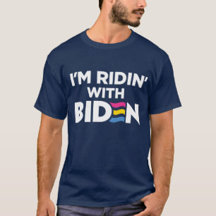 T-shirt Je suis Ridin With Biden 2024 LGBTQ Pansexual