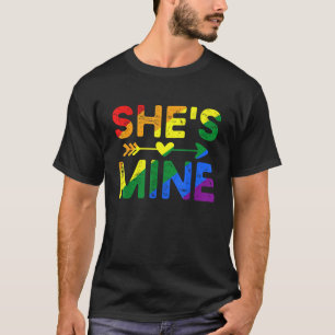 T-shirt Je suis Sa mine Matching LGBT Pride Lesbian Co
