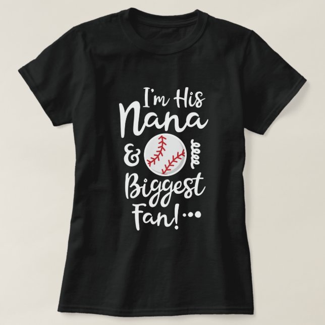T-shirt Je suis sa Nana et plus grand cadeau de (Design devant)