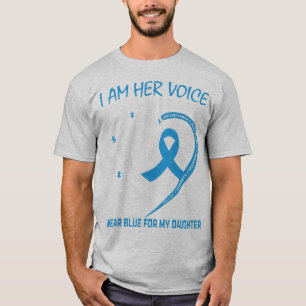T-shirt Je suis sa voix elle est mon coeur Sensibilisation