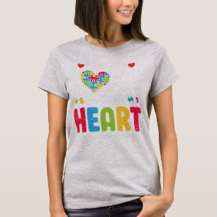 T-shirt Je Suis Sa Voix Il Est Mon Coeur Sensibilisation s