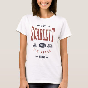T-shirt Je suis Scarlett