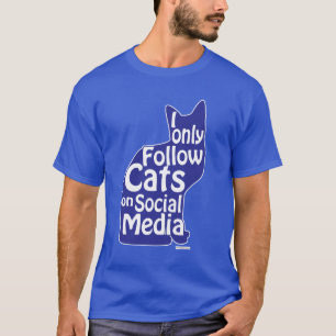 T-shirt Je Suis Seulement Les Chats Drôle Social Slogan