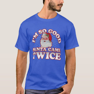 T-shirt Je suis si bon Père Noël Camewice sale fille de No