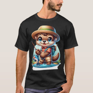 T-shirt Je suis si doué pour attraper des poissons Raconte