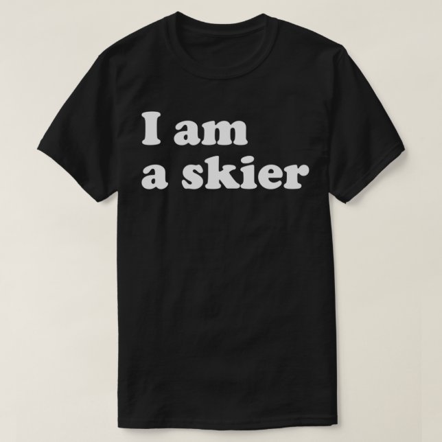 T-shirt Je suis skieur (Design devant)