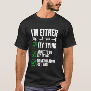 T-shirt Je suis soit un pêcheur qui attache des poissons P