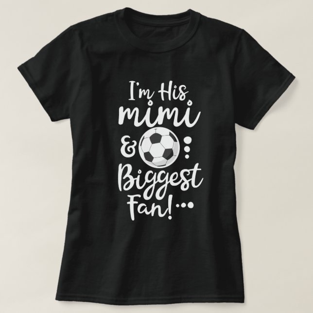 T-shirt Je suis son Mimi et plus grand cadeau de (Design devant)