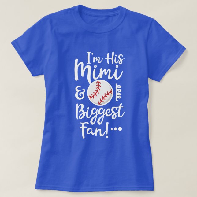 T-shirt Je suis son Mimi et plus grand cadeau de (Design devant)