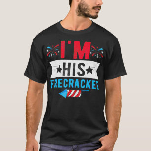 T-shirt Je suis son pétard à pince 4 juillet jumelage