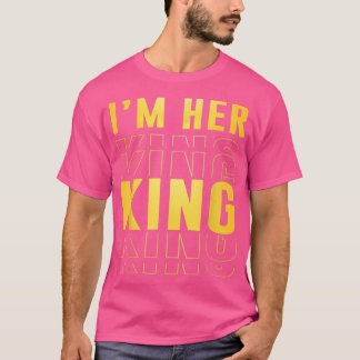 T-shirt Je suis Son Roi Amusante Mari Femme Couples Petit