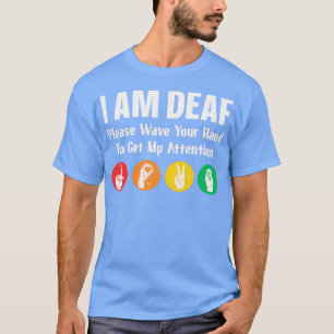 T-shirt Je Suis Sourd Interprète De Langue Des Signes À La
