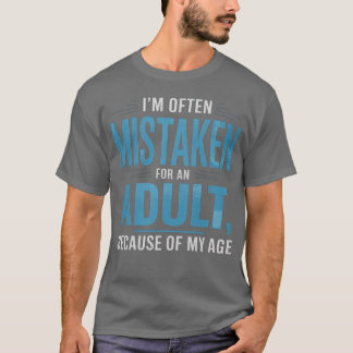 T-shirt Je Suis Souvent Pris Pour Un Humour Adulte À Cause