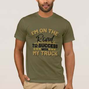 T-shirt Je suis sur la voie du succès - drôle de conceptio