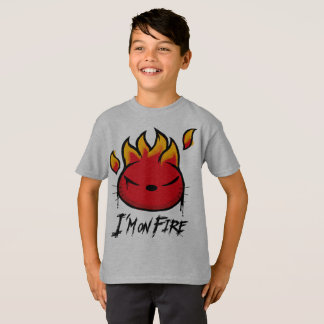 T-shirt Je suis sur le feu. Pour ceux qui aiment le