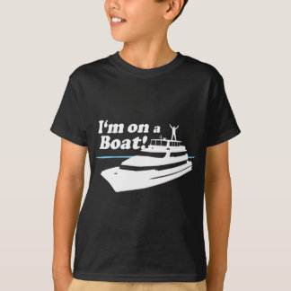 T-shirt Je suis sur un bateau