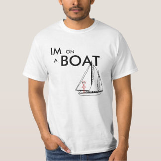 T-shirt Je suis sur un bateau 2