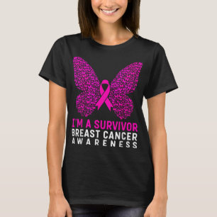 T-shirt Je Suis Survivante Sensibilisation Au Cancer Du Se