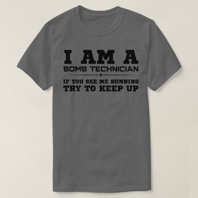 T-shirt Je Suis Technicien En Bombe (Design devant)
