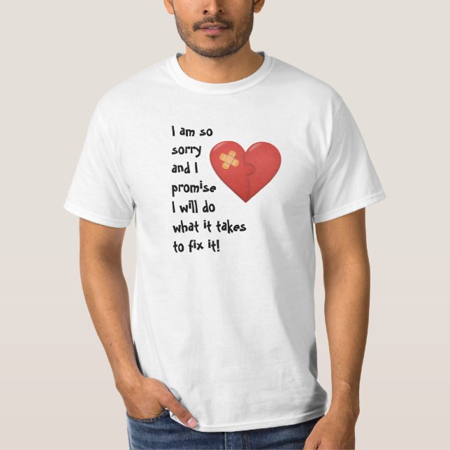 T-shirt Je suis tee - shirt désolé pour les hommes (Devant)