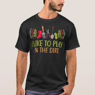 T-shirt Je Suis Tellement Excitée À Propos Du Jardinage Qu