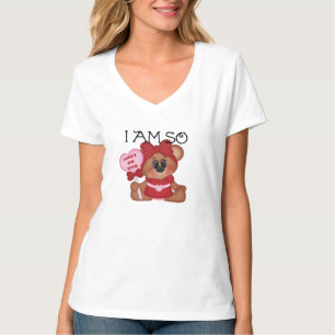 T-shirt Je suis tellement gentil sur vous fille ours Valen