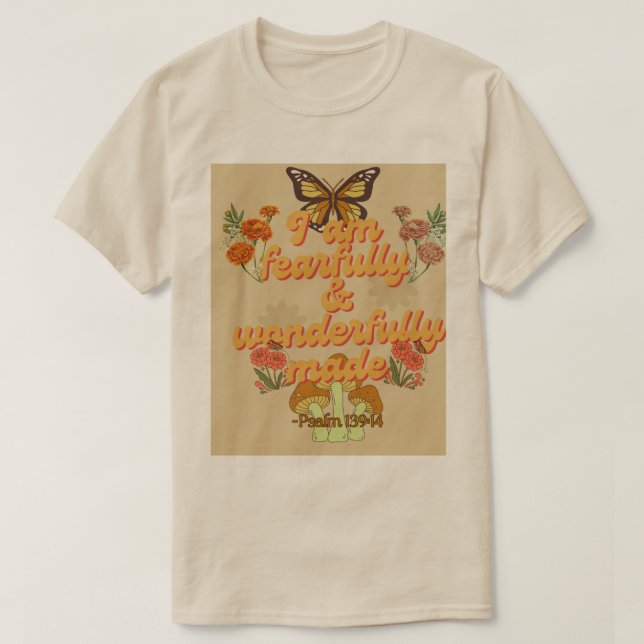 T-shirt Je suis terriblement et merveilleusement fait t ré (Design devant)