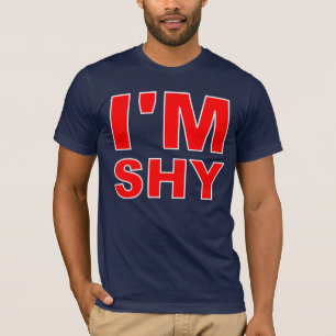 T-shirt Je suis timide