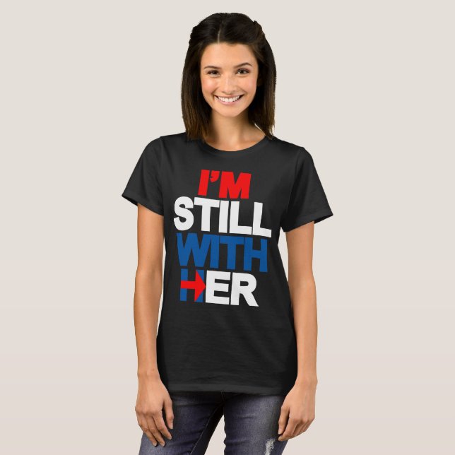 T-shirt Je suis toujours avec elle (Devant entier)