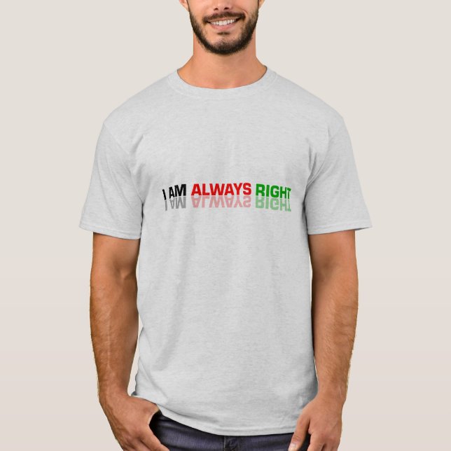 T-SHIRT JE SUIS TOUJOURS BONNE AMOUR-PROPRE (Devant)