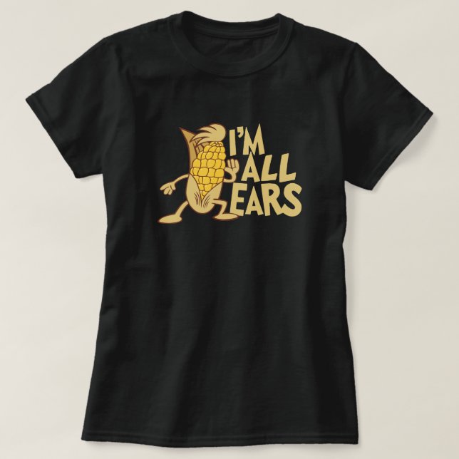 T-shirt Je suis tout le graphique mignon de plaisanterie (Design devant)