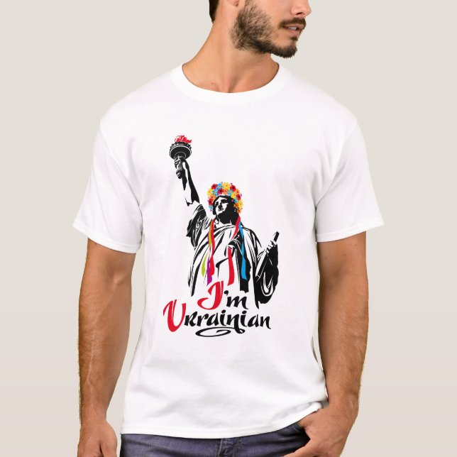 T-shirt Je suis ukrainien (Devant)
