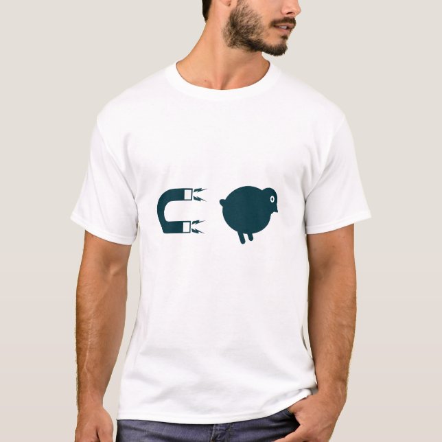 T-shirt Je suis un aimant de poussin ! (Devant)