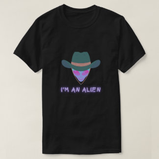 T-shirt "JE SUIS UN ALIEN" - Cowboy