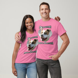 T-shirt Je suis un amant pas une chemise de pitbull de