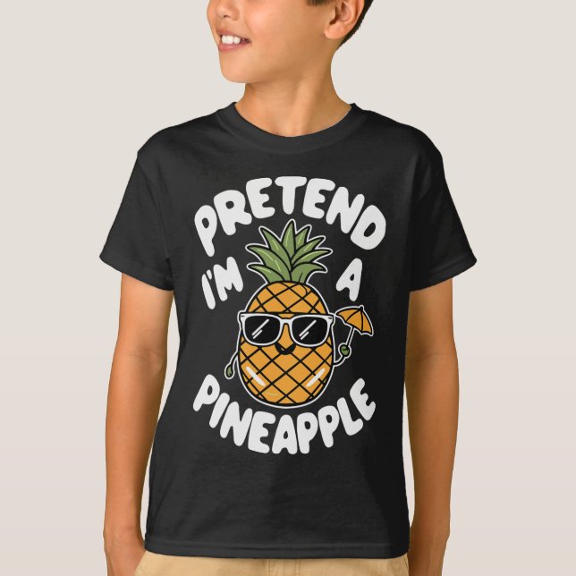 T-shirt Je suis un ananas (Devant)
