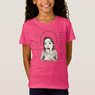 T-Shirt Je suis un ange pour la crème glacée - HAMbWG