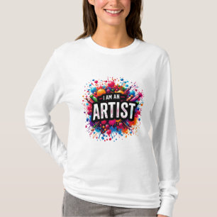 T-shirt Je suis un artiste peintre Dessin Professeur