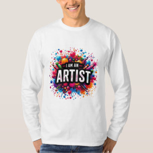 T-shirt Je suis un artiste   peintre   Dessin   Professeur