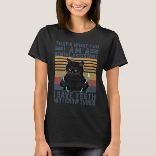 T-shirt Je Suis Un Assistant Dentaire, Je Sauve Les Dents 