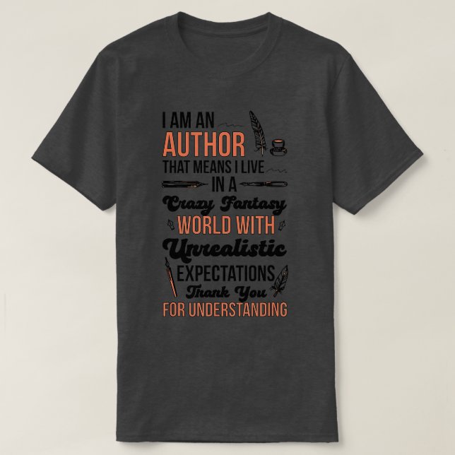 T-shirt Je Suis Un Auteur Auteurs (Design devant)