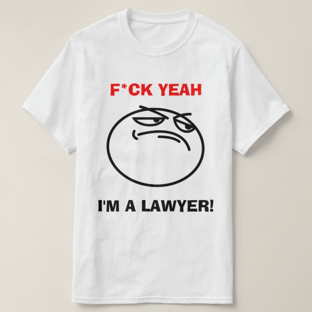 T-shirt Je suis un avocat (Design devant)