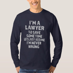 T-shirt Je suis un avocat - chemise drôle d'hommes